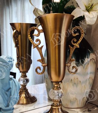 Classic Vintage Style Vase – Gold Matt Finish