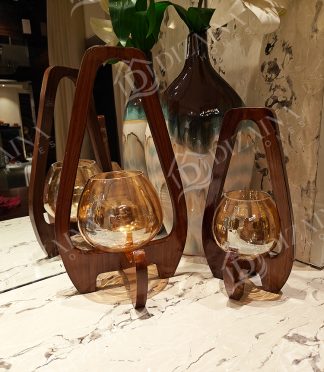 Wooden Candle Holders - Combo