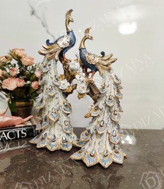 Peacock Artefact (Set of 2)