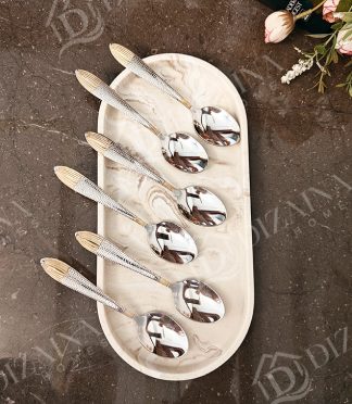 Gold Fin Tea Spoons- Set of 6