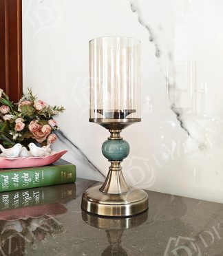 Cyan Ball Candle Holder - Small