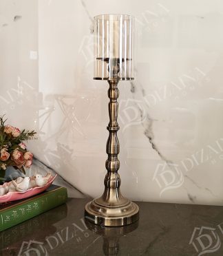 Antique Brass Finish Candle Holders - Medium